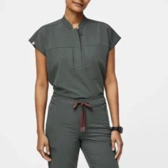 FIGS scrubs size XXS set Bonsai special edition rare styles & color! Like new. - Picture 8 of 10